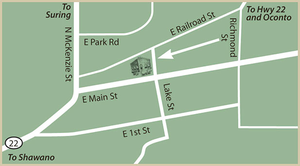 Map to Gillett Dental Care